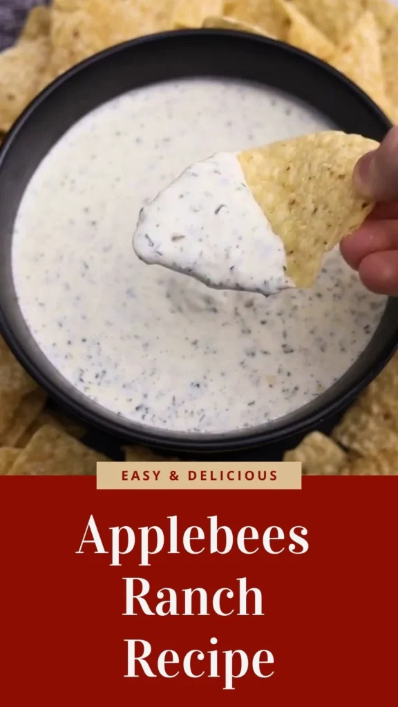 Delicious Applebee's ranch