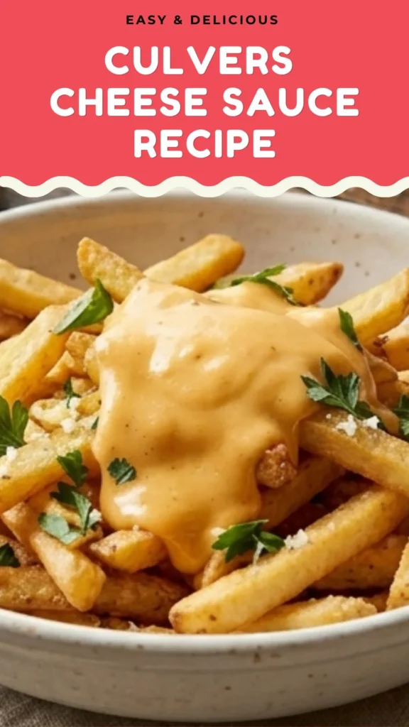 Delicious Culvers Cheese Sauce