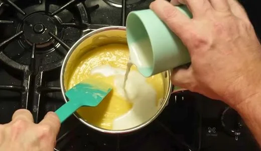 Melt the cheese