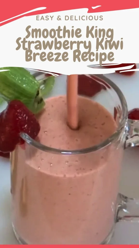 Smoothie King Strawberry Kiwi Breeze
