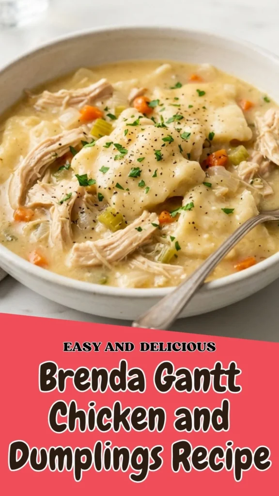 Delicious Brenda Gantt Chicken and Dumplings