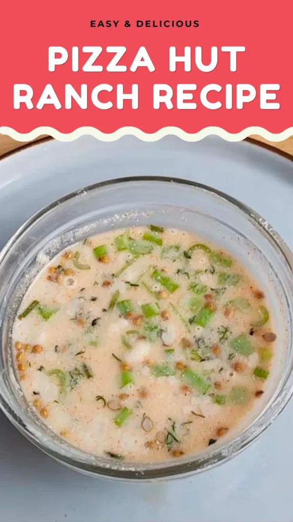 Delicious Pizza Hut Ranch