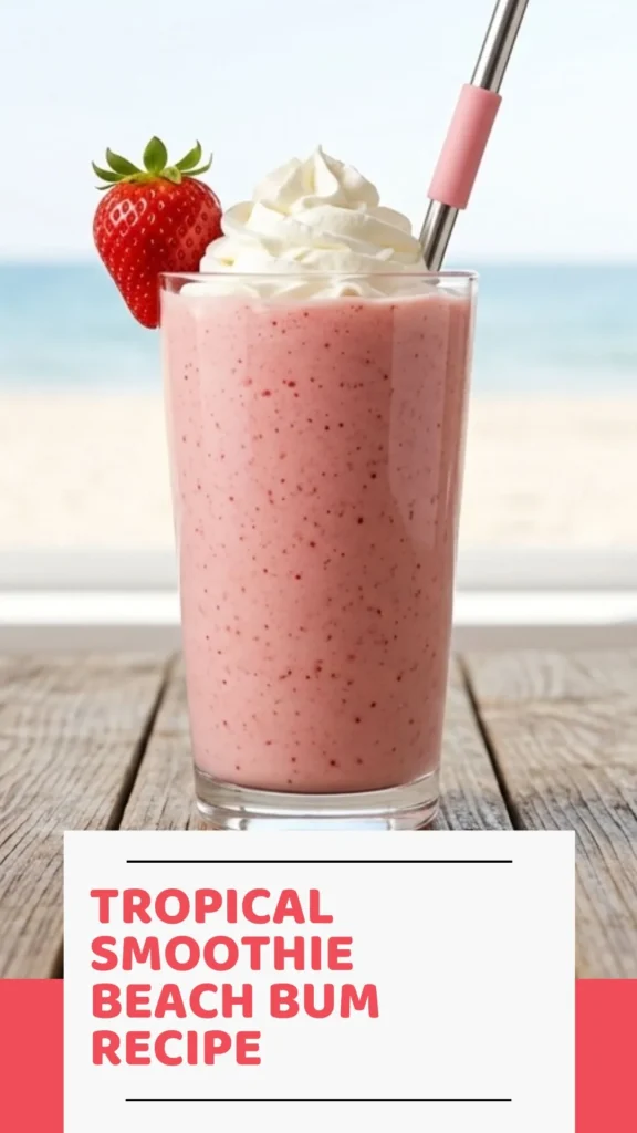 Delicious Tropical Smoothie Beach Bum