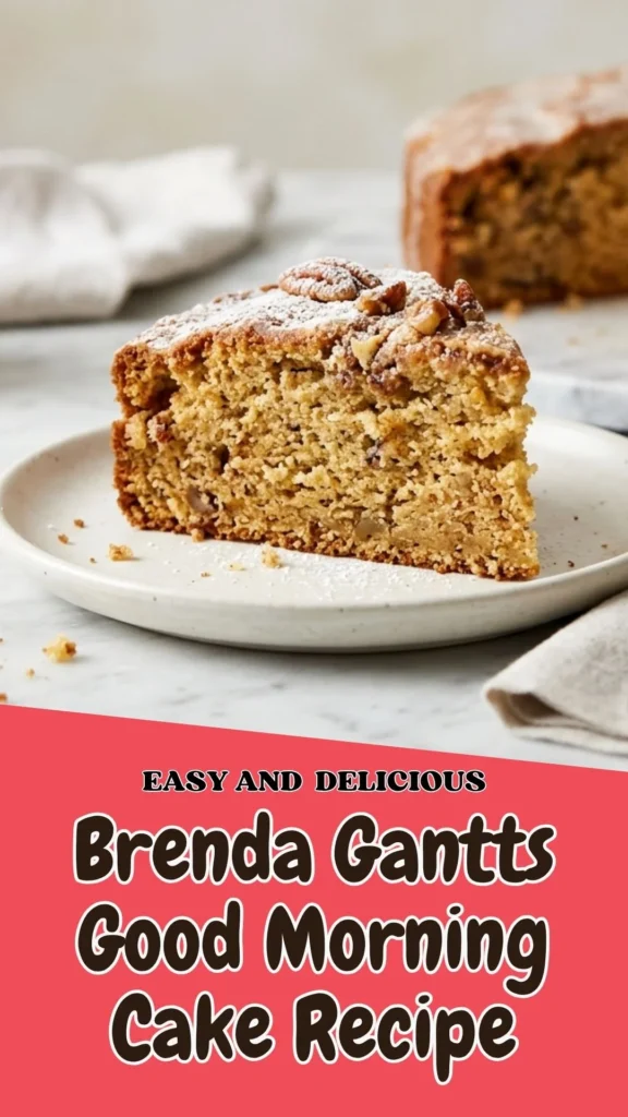 Enjoy this Brenda Gantts Good Morning Cake
