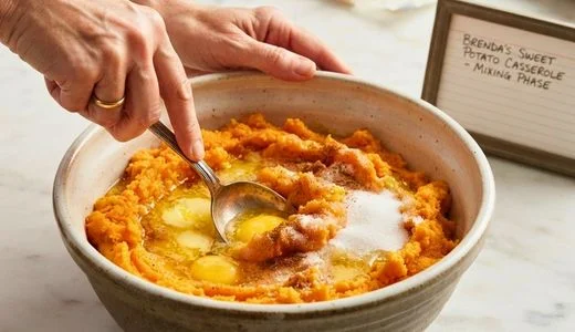 Fill the casserole dish
