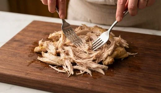 hredded chicken