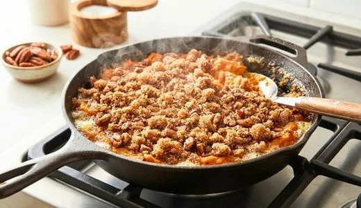 Top the casserole