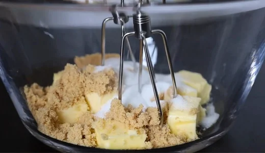 Cream butter and sugars