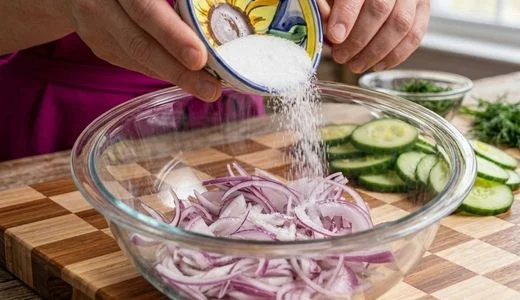 Prep the red onion