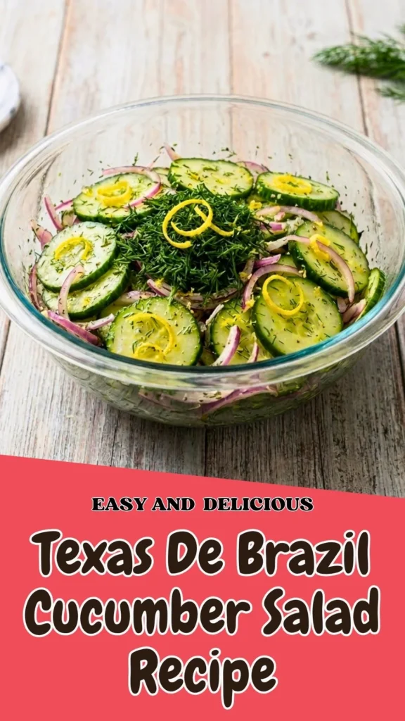Texas De Brazil Cucumber Salad