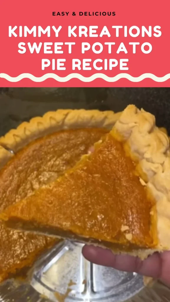 Delicious Kimmy Kreations Sweet Potato Pie