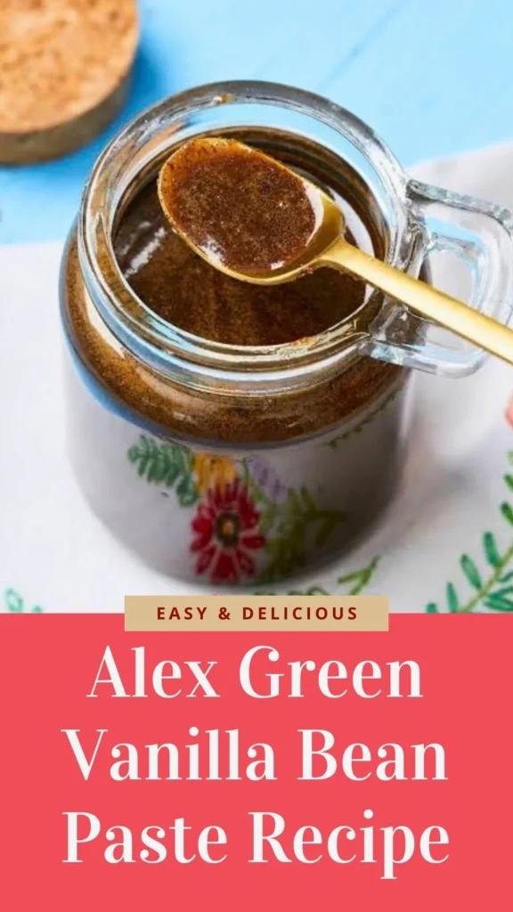 Enjoy this Alex Green Vanilla Bean Paste